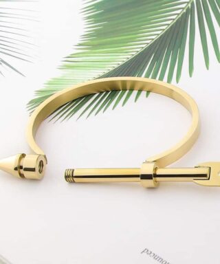 Bracelet jonc or femme